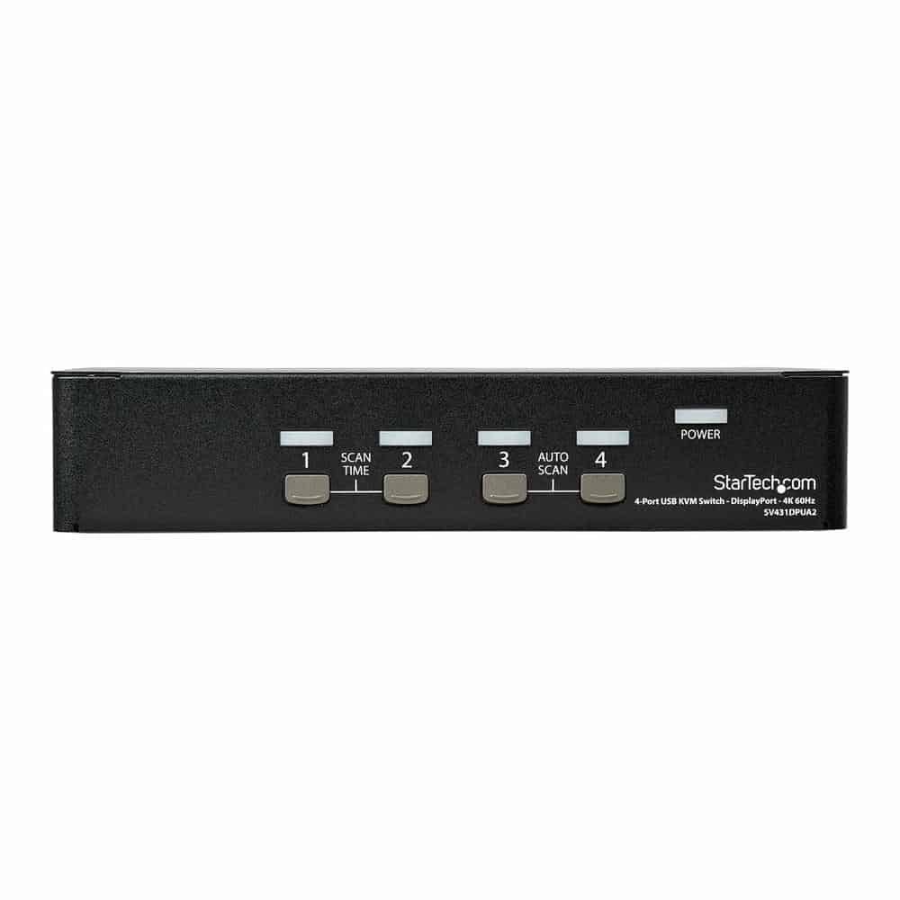 (image for) StarTech.com 4 Port DisplayPort 4K KVM Switch